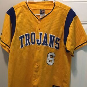Vintage Scotty McCreery Garner High NC North Carolina Trojans baseball jersey M